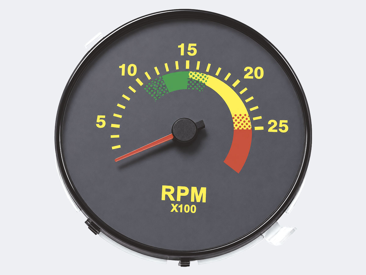 Contagiro 2500 Rpm - Painel Pollak 1620 / 1721