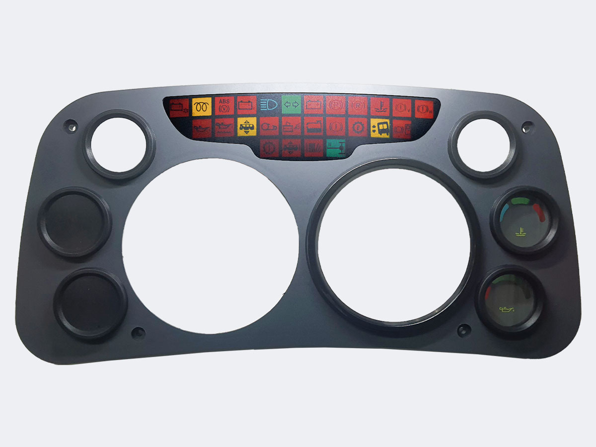Moldura Frontal Preta - Onibus