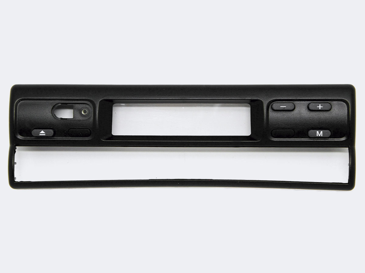 Moldura Frontal 1 Dia MTCO 1390 - Botao Preto